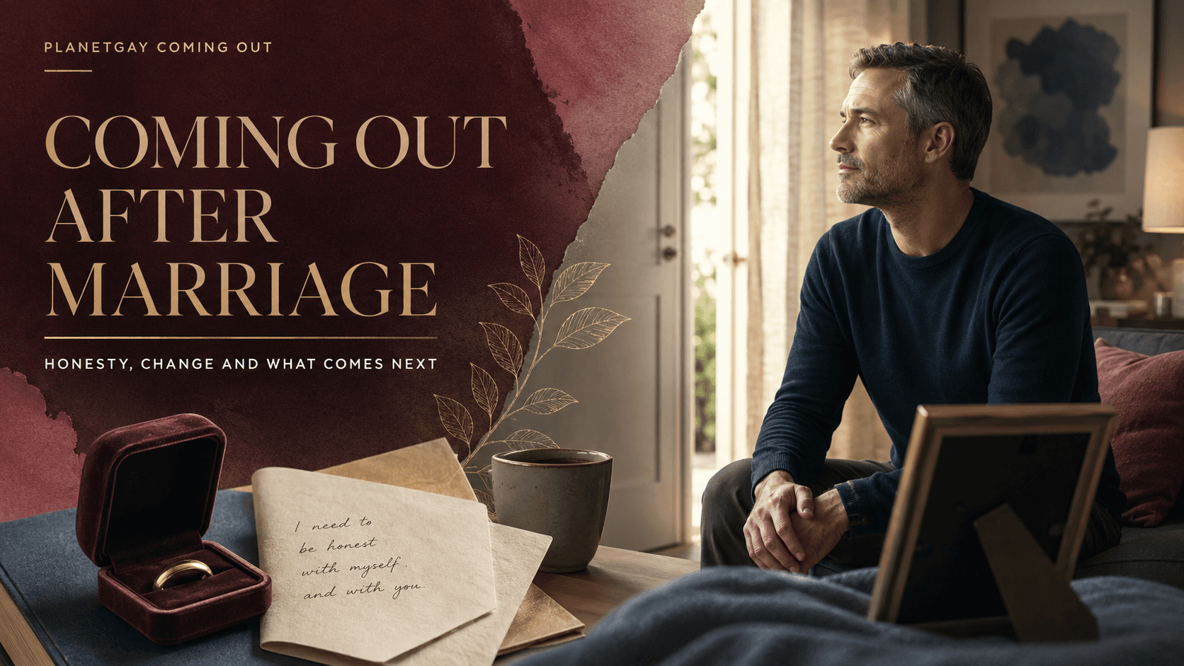 Coming out after marriage โ a guide for gay and bisexual men.