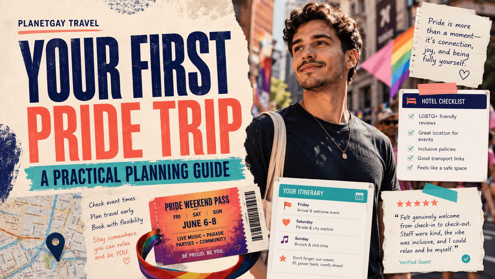 Your first Pride trip โ a practical planning guide.